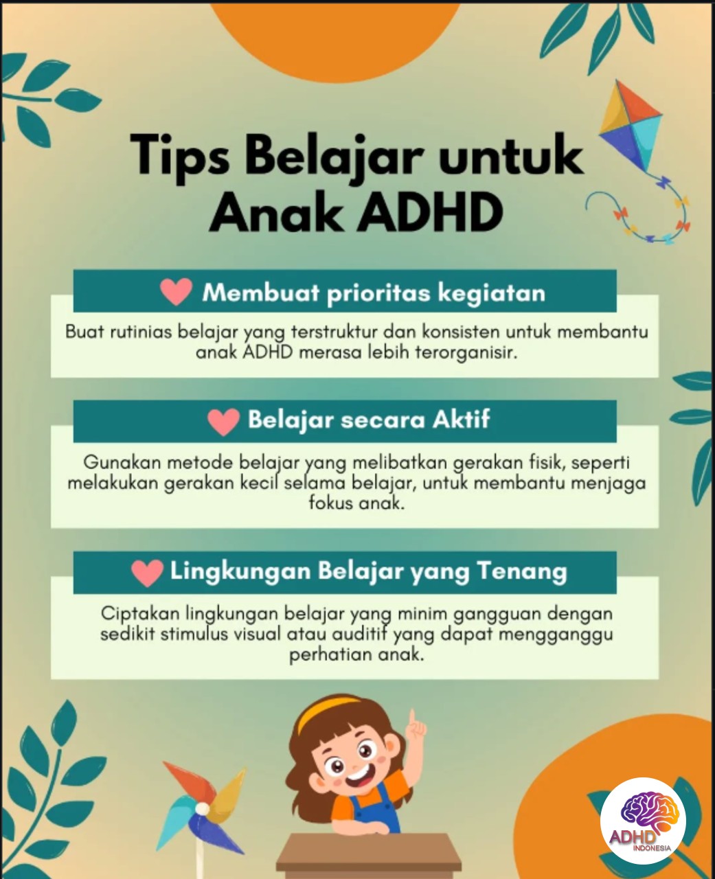 Strategi Belajar yang Cocok untuk Anak ADHD di Kabupaten Kaimana